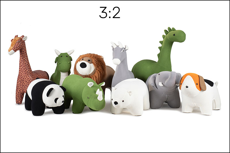 צילום מוצרים עם חיתוך מרובע 3:2