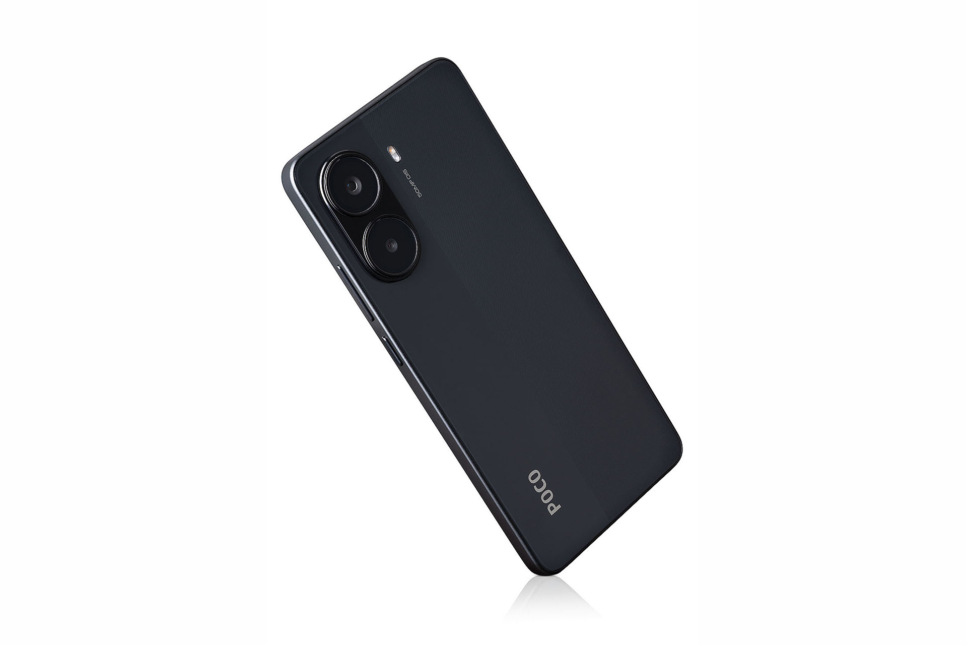 צילום פקשוט של טלפון נייד על רקע לבן