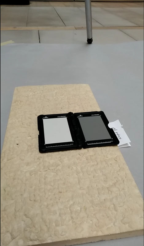 צילום עם מכייל צבעים לקבלת צבע מדויק של מוצר