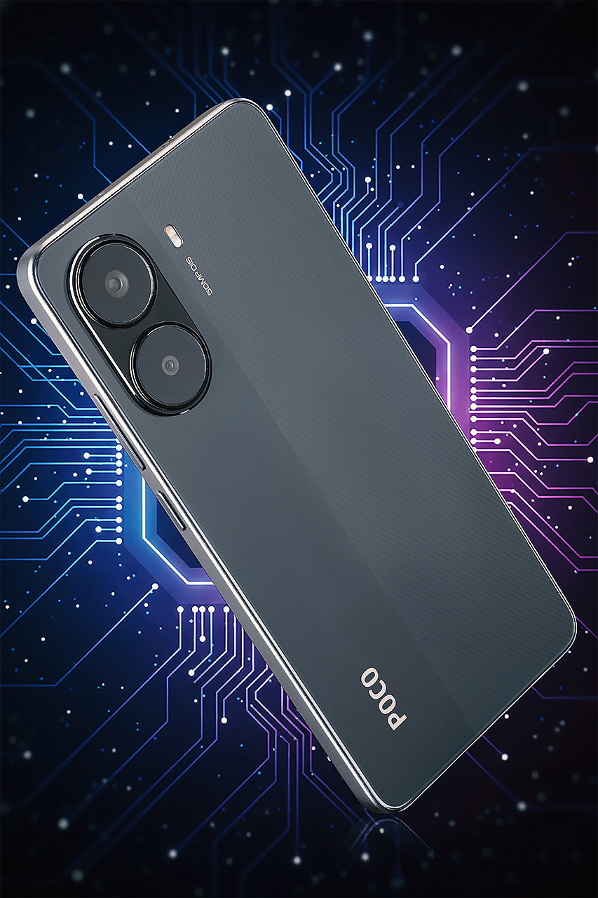 צילום של מכשיר סלולרי בסטודיו לצילומים