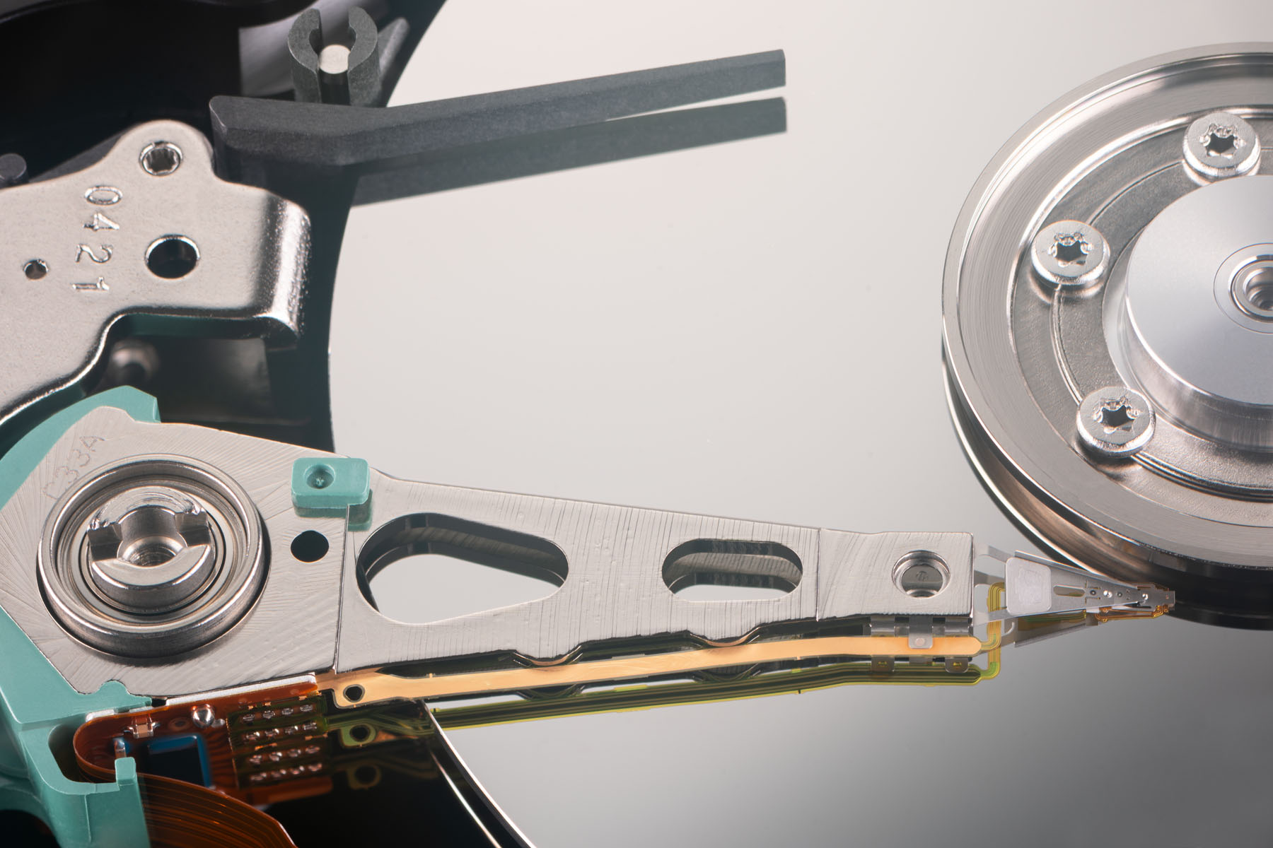 צילום מאקרו של מכשיר אלקטרוני