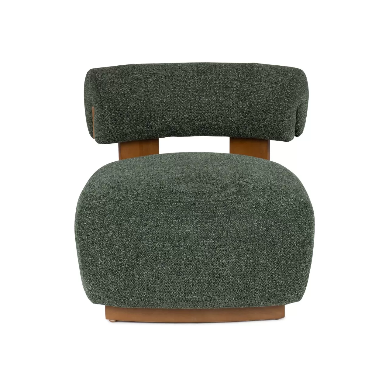 צילום כיסא מעץ ובד ירוק