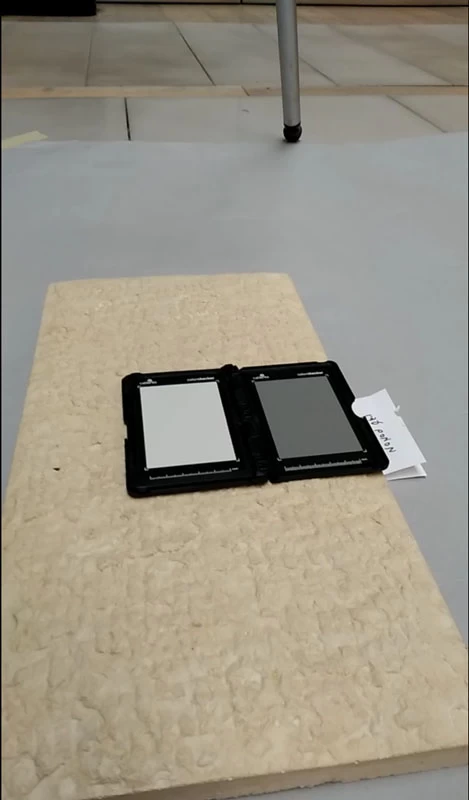 צילום עם מכייל צבעים לקבלת צבע מדויק של מוצר